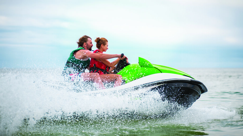 couples riding a jet ski Dubai