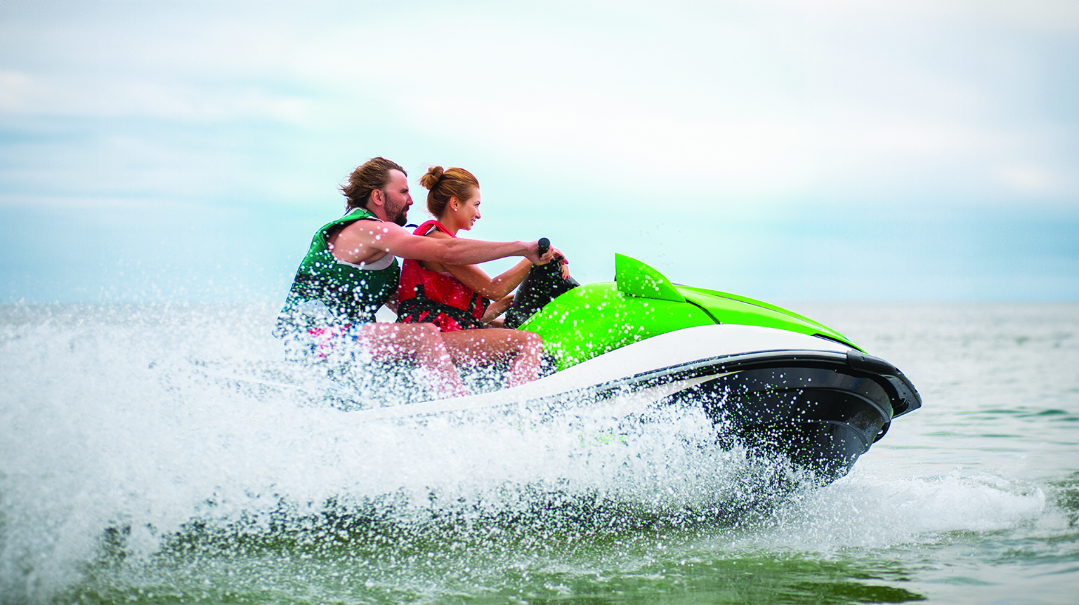 couples riding a jet ski Dubai