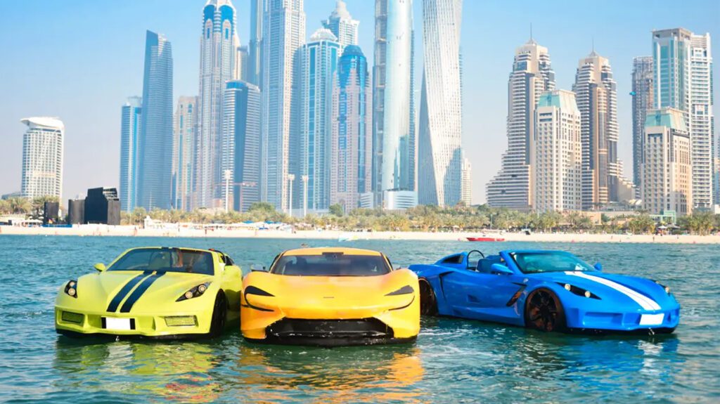 Jet car on Dubai waters