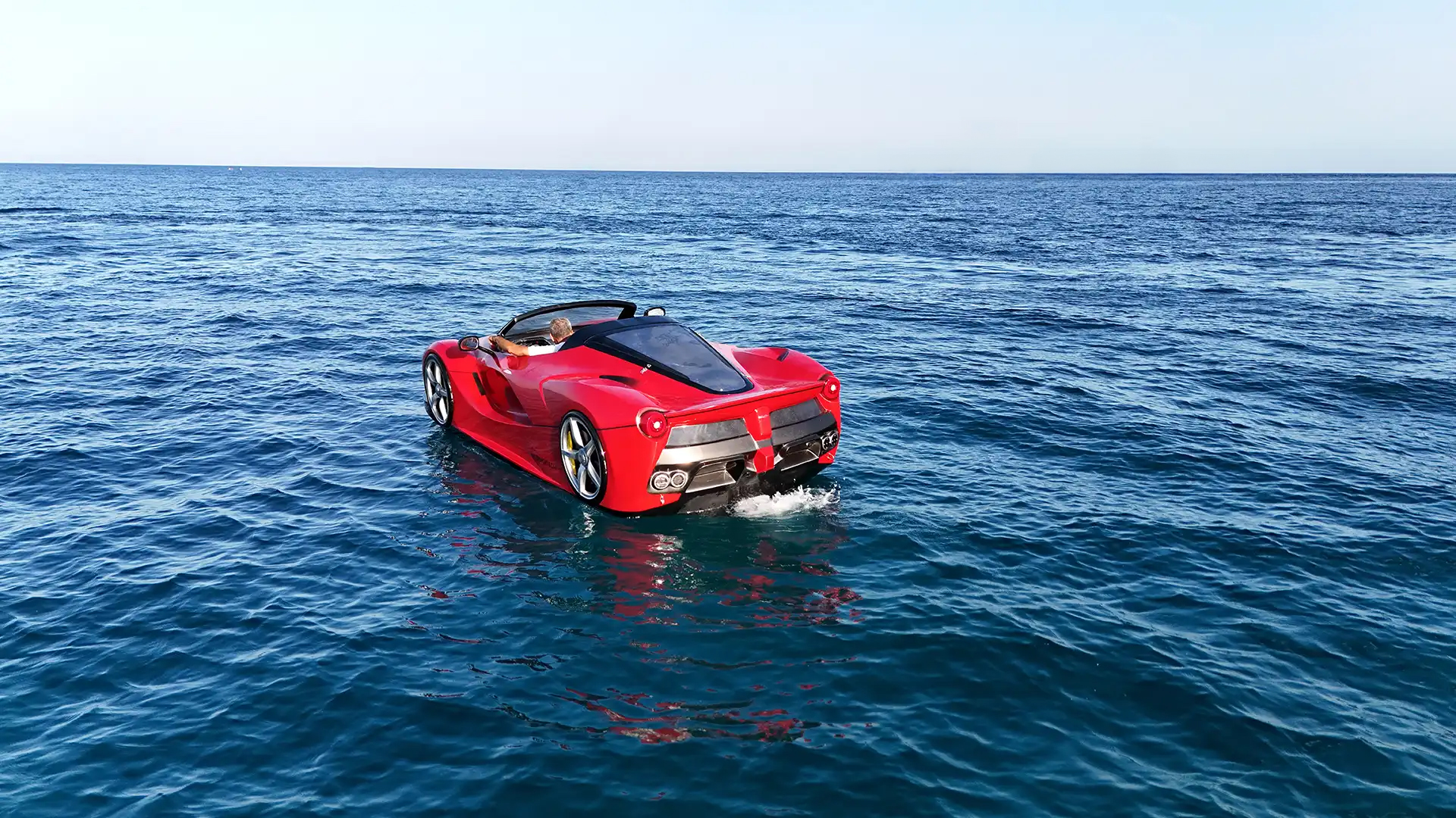 Luxurious jet car ride across Dubai's crystal-clear seas